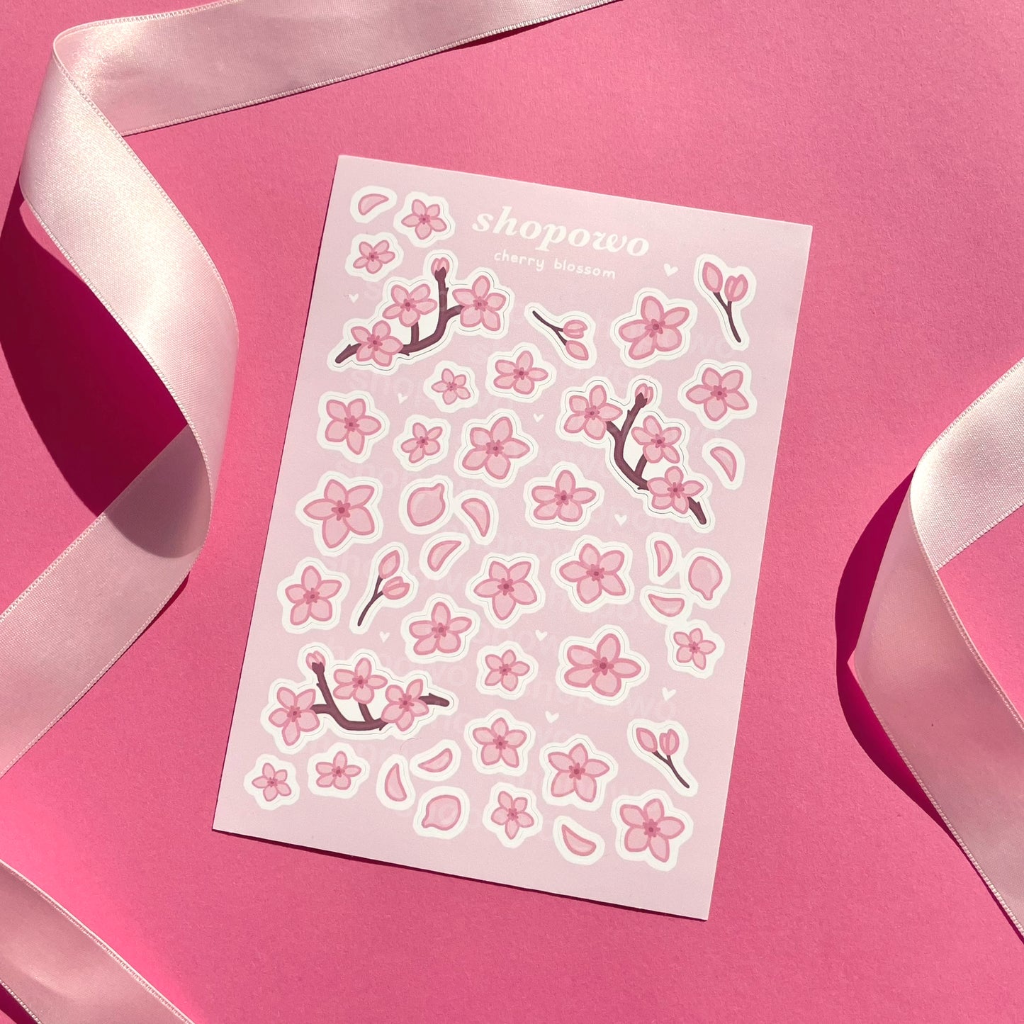 Cherry Blossom Sticker Sheet