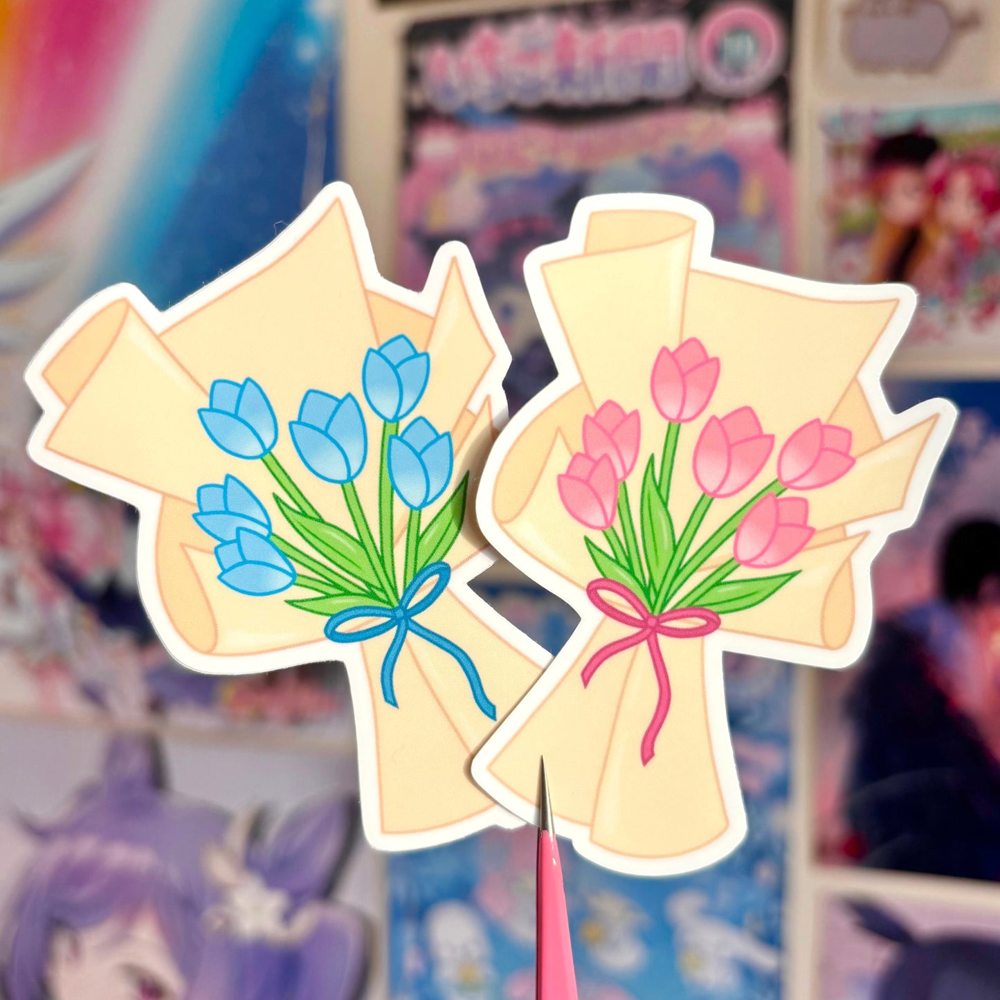 Tulip Bouquet Vinyl Sticker